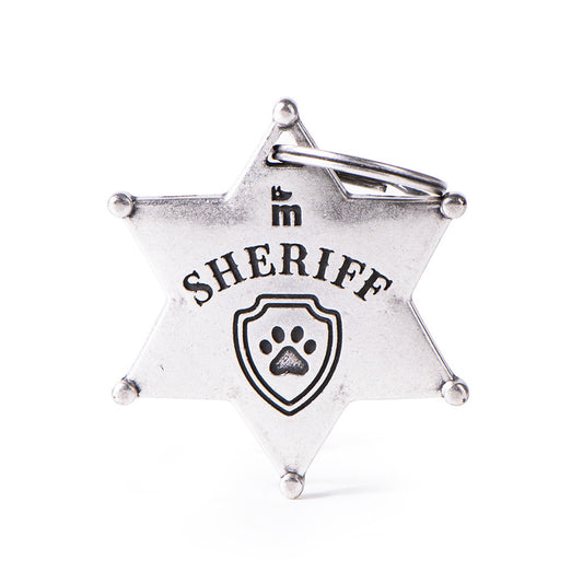 Medalha Bronx Estrela Sheriff Prata