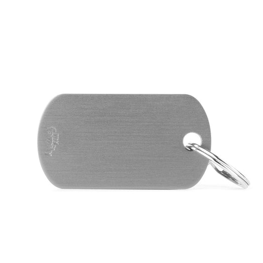 Medalha Basic Militar P Cinza em Alumínio